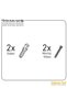 Three-Tier Bathroom Shower Corner Shelf Shampoo Holder White Lm009 - 3