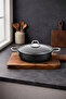 Black Line Granit Karnıyarık Pot 30 cm