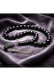 Oltu Stone Silver Tassel Rosary - 2