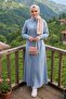 Button-Down Jeans Dress 894 - Light Blue - 4