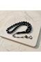 Oltu Sıkması Tuğra Embroidered Globe Cut Rosary - 2