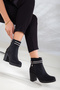 D588 Women's Orthopedic Stone Detailed Bootie - 7