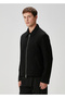 Zra Trendy Casual Fit Men's Short Cashmere Coat Jacket - 6