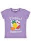 Tropical Printed T-Shirt for 2-5 Years Old - Lilac