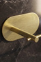 Lifetime Stainless Steel Gold Toilet Paper Hanger, Adhesive WC Paper Hanger, WC Hanger - 4