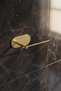 Lifetime Stainless Steel Gold Toilet Paper Hanger, Adhesive WC Paper Hanger, WC Hanger - 3