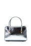Gold Detail Fixed Strap Women's Crossbody Bag Siena Silver