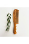 Olive Wood Long-Handled Wooden Comb - Mini Comb with Gift - Handmade - Domestic Production - 5
