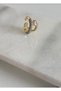 Tek taş kıkırdak küpe earcuff - 3