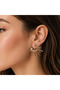 Gold Color Half Sun Earrings - 2