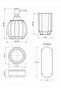 Crystal Glass Bathroom Set 4 Pieces |   Liquid Soap Dispenser, Solid Soap Dispenser, Toothbrush Holder and Tray | - 6