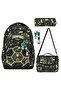 Champions Top Patterned Triple Boys' Primary School School Bag Set (Bag Thermal Lunch Bag Pen Holder) - 2