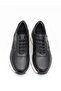 2982 Black Genuine Leather Eva Sole Men's Sneakers - 6