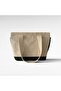 Plusglow Design Series – Black Premium Canvas Bag - Tote Bag |   9 Pockets - Zippered (40X26X12 cm) - 4