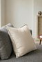 2 Pieces Linen Cushion Cover 50X50 cm – Decorative Pillowcase, with Hidden Zipper