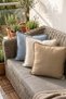2 Pieces Linen Cushion Cover 50X50 cm – Decorative Pillowcase, with Hidden Zipper - 4