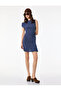 Bürümcük Sleeveless Boat Neck Gathered Asymmetrical Mini Dress - 2