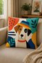 Summer Vibes Colorful Striped & Patterned Decorative Throw Pillow Set (Set of 4) - 3
