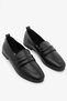 Black Genuine Leather Classic Women's Ballerina Shoes