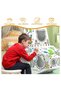 Submarine Cardboard Playhouse for Kids, DIY Coloring & Painting Cute Cartoon Craft - 6
