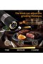 Electric Salt and Pepper Grinder Set,Adjustable Coarseness,LED Light,2-Piece - 5