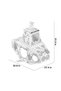 Submarine Cardboard Playhouse for Kids, DIY Coloring & Painting Cute Cartoon Craft - 2