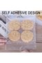 100-Piece Self Adhesive Treat Bags, White Polka Dot with Stickers, 5.5x5.5 Inches - 3