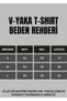 Women's Black V-Neck Basic T-Shirt Casual Stretchy Fabric Short Sleeve T-Shirt - 6