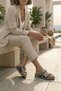 Kri̇sta Guja Imported Special Series Pearl Stone Detail Comfort Women's Slippers Black - 2