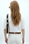 Women's Short Sleeve Cotton Pack Ecru Oversized T-Shirt - 5