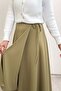 Belden Lace-Up Scuba Skirt 0056 - Light Khaki - 5
