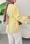 Rib Detailed Shirt 2364 - Yellow - 4