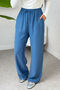 Casual Trousers with Elastic Waist 2382 - Indigo - 4