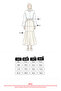 Contrast Stitching Pieces of Denim Skirts Y0115 - Bordo - 4