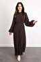 Gipeli Modal Dress 0080 - Brown - 3