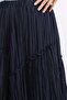 Elastic Waist Layered Skirt 2057 - Dark Blue - 5