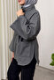 Hakim Yaka Cashmere Jacket 0035 - Gray - 3