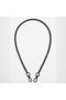 115 cm Snake Bag Chain Black Nickel (Anthracite)-Metal Bag and Wallet Hanger Chain-10 Pieces