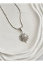 Silver Color Zircon Stone Pole Star Necklace/Valentine's Day Gift - 2