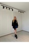 Crew Neck Belted Oversized Sweater - 6