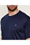 Men's Short Sleeve Crew Neck Relaxed Fit Navy Blue T-Shirt - 4