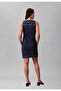 Women's Trucker Sleeveless Mini Dress - 4