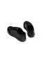 Men's Leather Laced Comfortable Sole Ck Lettering Detail Black Sneaker - 2