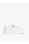 Women's Brand Logo Sneakers in Ecru, Suitable for Daily Use