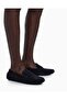 Men's Suede Leather Laceless Casual Navy Blue Shoes - 2