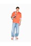 Men's Regular Fit Soft and Durable Cotton Ax Logo Embroidered Short Sleeve Orange Polo Collar T-Shirt - 2