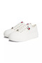 Women's Brand Logo Sneakers in Ecru, Suitable for Daily Use - 2