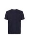 Men's Short Sleeve Patterned Regular Fit Navy Blue T-Shirt