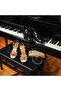 Women's Rose Gold Stone-Embellished Adjustable Buckle Heeled Evening Dress Sandals - 2