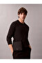 Men's Logo Patterned Adjustable Long Strap Black Shoulder Bag - 3
